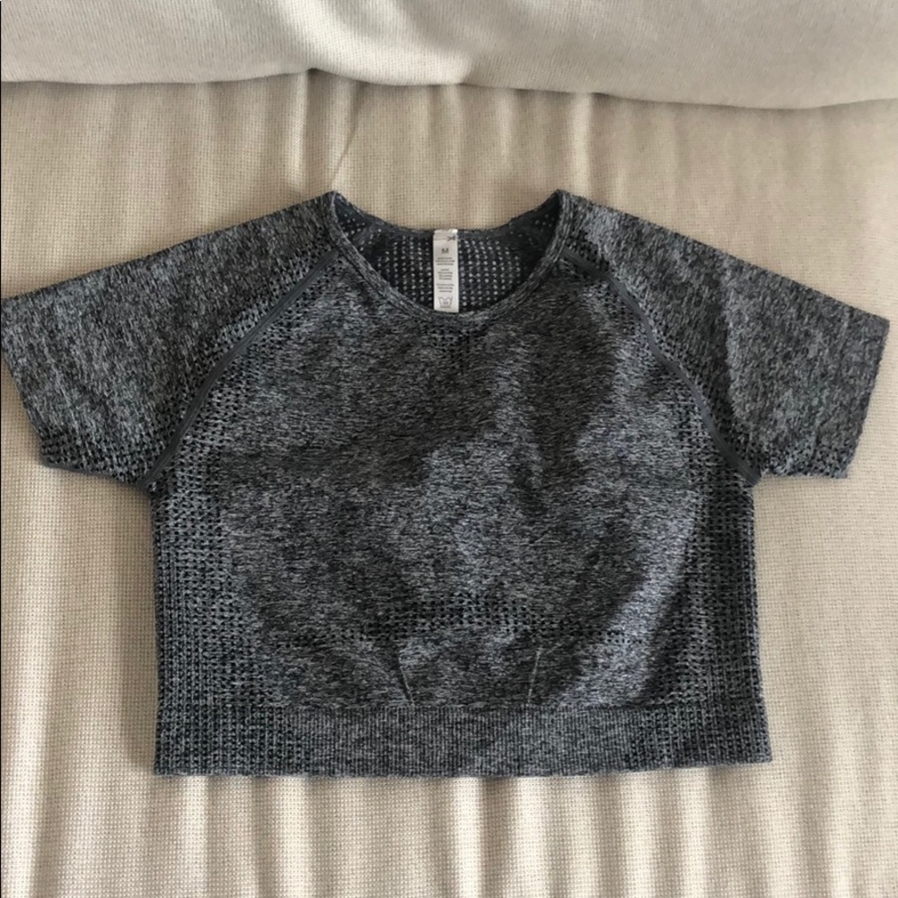 Astoria Gray Cropped Tee
